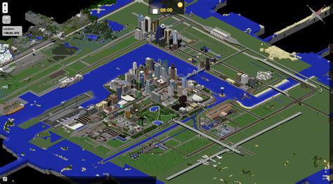 Modern City Maps Minecraft Greenfield Modern Minecraft City Map