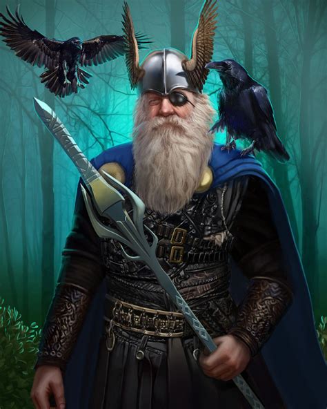 Artstation Norse Mythology Arthouse Labs Odin Norse Mythology