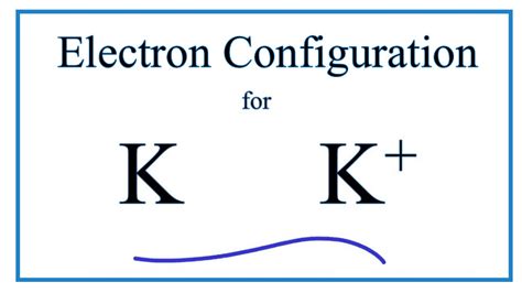 It is written out, as. Electron Configuration For Potassium - pdfshare