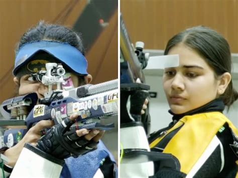 asia olympic qualifiers nancy and elavenil valarivan win air rifle gold silver news18