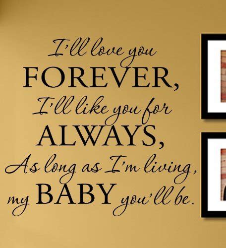 Everywhere i go, i am always with you in my heart. Amazon.com : Baby Dreaming Wall Decal Quote - Nursery Room ...