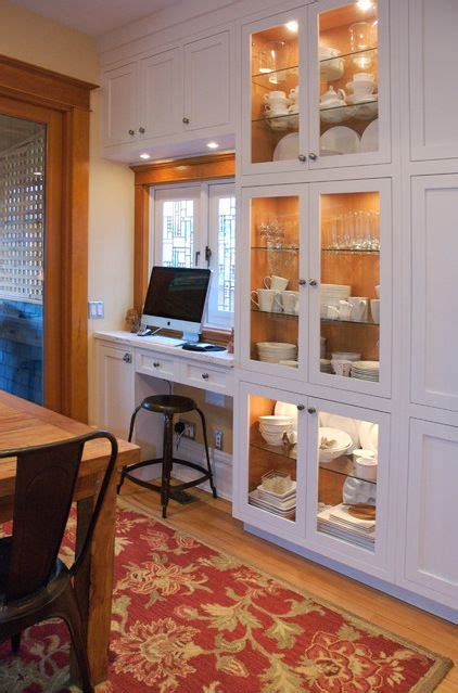Shop our dining table sets, chairs and benches, comfortable cushions, barstools, bar carts, and more, to create a wonderful atmosphere for family gatherings and hosting guests, alike.buy online and pickup at your local at home store. A small desk space is tucked into a wall of dining room ...