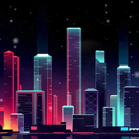 Download Neon Skyline Live Wallpaper Engine Free