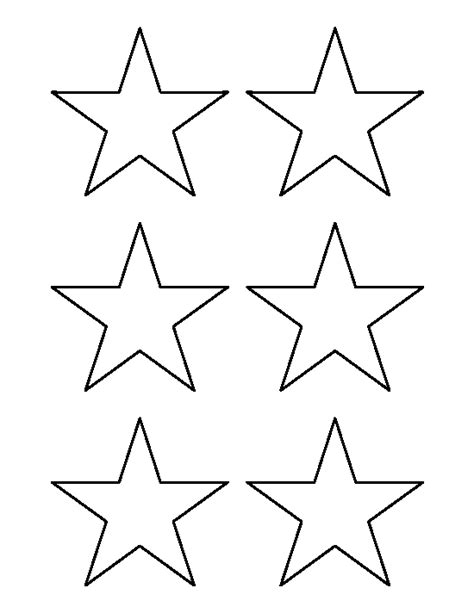 Free Printable 3 Inch Star Template
