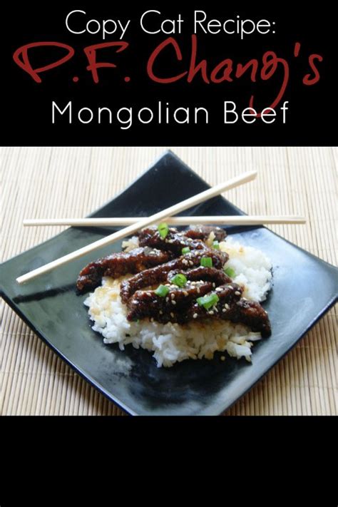 This is one of the easiest copycat recipes you can make at home. Copycat PF Chang's Mongolian Beef - BargainBriana