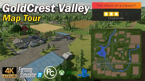 Goldcrest Valley Map Review Farming Simulator 22 Youtube