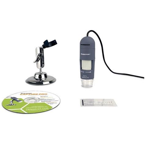 Celestron 44302 Ab Deluxe Handheld Digital Microscope Gray