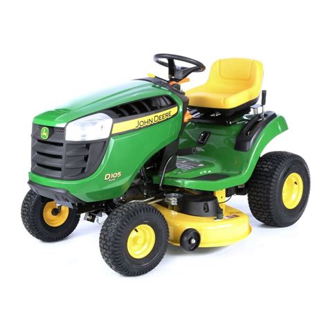 Shop John Deere D105 175 Hp Automatic 42 In Riding Lawn Mower At