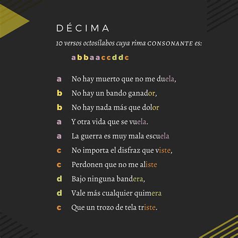 Instrucciones Para Escribir Una Décima On Behance