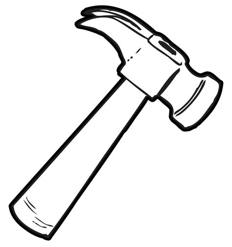 13 Hammer Clipart Preview Coloring Pages De Hdclipartall