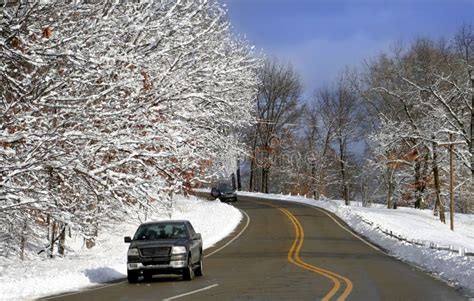 Winter Drive Stock Photo Image Of Speed High Trees 4000264