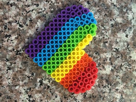 Rainbow Heart Easy Perler Bead Patterns Perler Beads Hama Beads Images