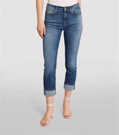 For All Mankind Relaxed Skinny Slim Illusion Jeans Harrods Hr