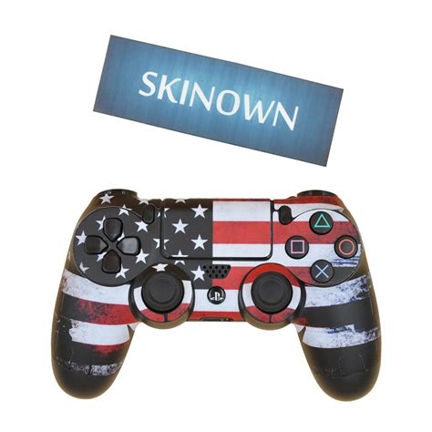 Skinown Ps4 Controller Skin Usa Flag Sticker Vinly Decal Cover For Sony