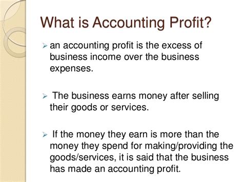 Accounting Profit Daily Business