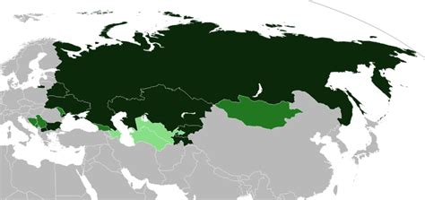 Where The Cyrillic Alphabet Is Used In The World