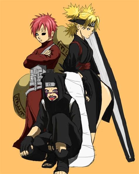 Kankuro Gaara And Temari Anime Naruto
