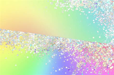 Rainbow Holographic Glitter Digital Paper By Digital Curio Thehungryjpeg