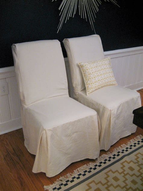 | create slipcovers for parson chairs with french pleats with this sewing pattern. Parson Chair Slipcovers Design - HomesFeed