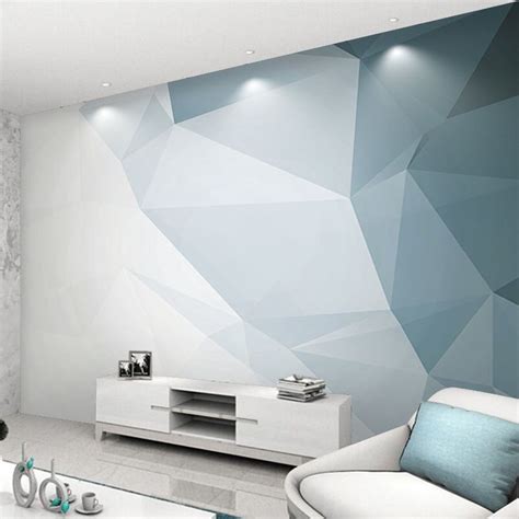 Modern Geometric Stereoscopic Wallpaper Wall Mural Imaginary Geometric