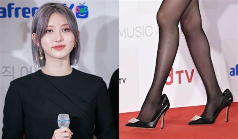 Netizens Split Over IVE S Stylist Giving Member Gaeul Ill Fitting Shoes Allkpop
