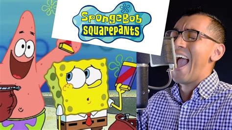 1 Voice Actor Voices 4 Spongebob Characters Chocolate Scene Youtube