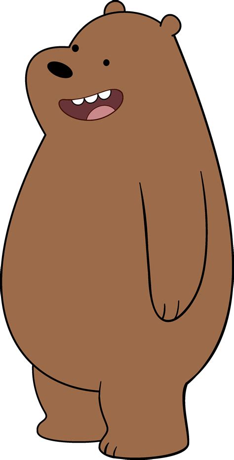 Sun Bear Clipart We Bare Bears We Bare Bears Grizz Png Download