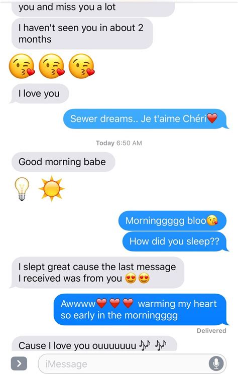 Pin By Yourcatalyst On My Zaddy Baby ️ Bloo Couple Texts Cute