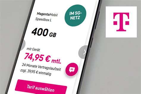 Telekom Neue Datentarife Mit Bis Zu 400 Gb Und 5g Teltarifde News