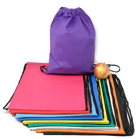 Bulk Drawstring Bags Polyester Backpacks 50 Pack