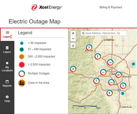 Xcel Energy Outage Map Colorado Get Map Update