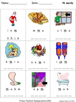 Unscramble sentence worksheets help children with reading and writing skills. Phonics worksheets - unscramble the letters by Save Teachers Sundays