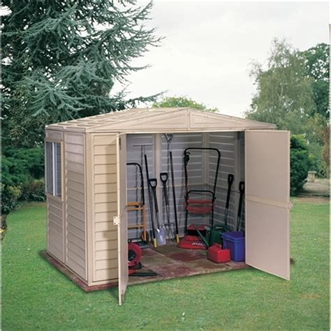 8 X 10 Select Duramax Plastic Pvc Shed With Steel Frame 304m X 243m