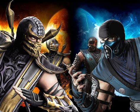 Mortal Kombat Wallpaper Sub Zero And Scorpion