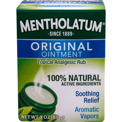 Mentholatum Original Ointment 3 Oz