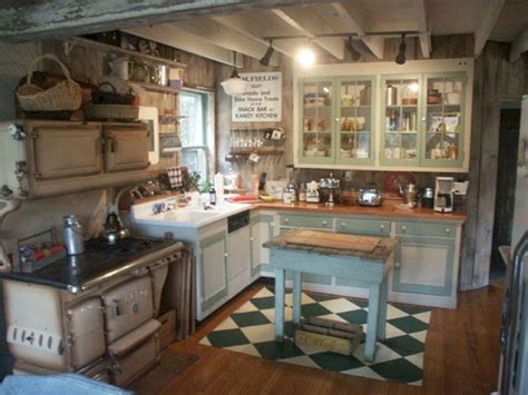 Best 23 Awesome Vintage Farmhouse Kitchen Designs For Cozy Kitchen