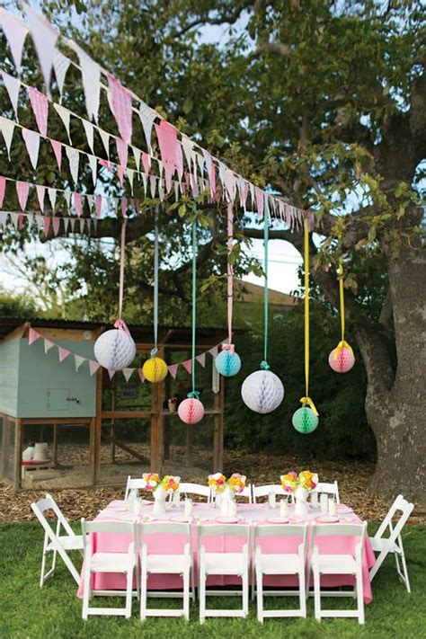 10 Kids Backyard Party Ideas Tinyme Blog Garden Party Birthday