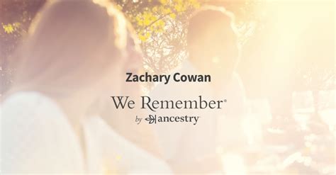 Zachary Cowan 1958 2017 Obituary