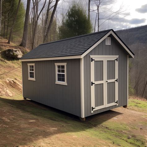 10x16 Tall Gable Shed Plan Space Saving Ideas