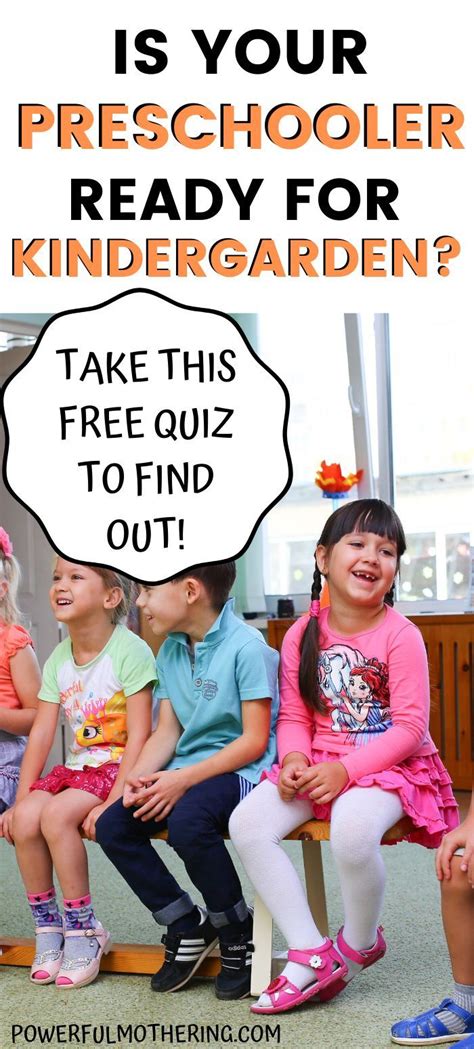 Is Your Preschooler Ready For Kindergarten Take The Quiz In 2021
