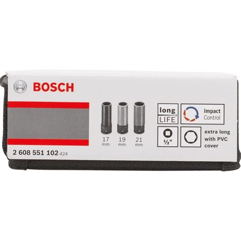 Bosch Professional Impact Control Steckschl Ssel Satz Teilig