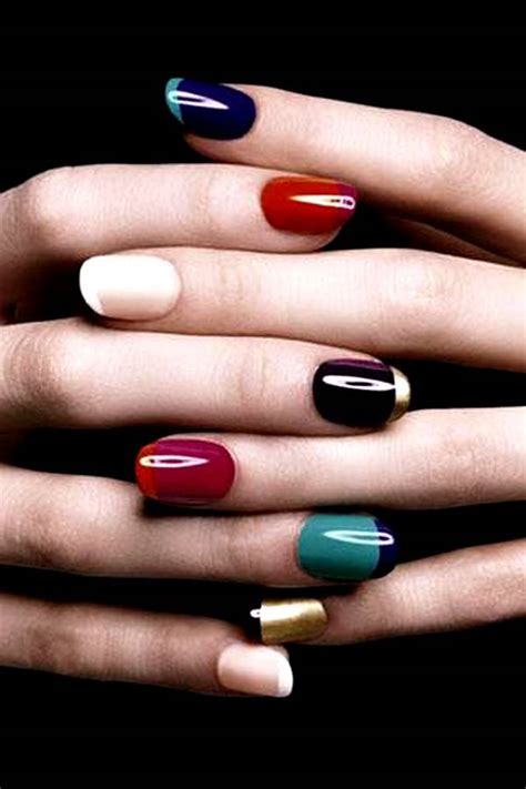 French manicures are a timeless work of nail art. Colored French Manicure