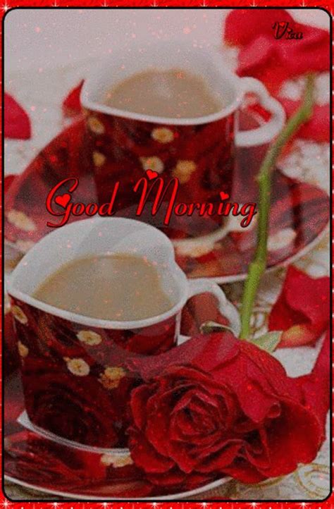 ☕ Coffee Morning Love♥️☕️ Good Morning Flowers Good Morning