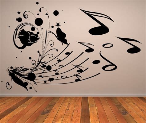 Musical Collage Music Notes Wall Stickers Wall Art Decal Transfers Ebay