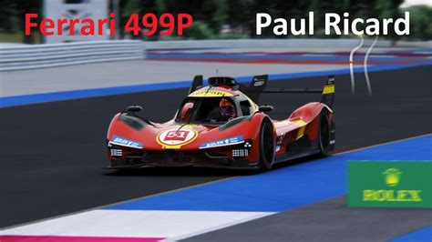 Ferrari P Lmh Paul Ricard Assetto Corsa Youtube