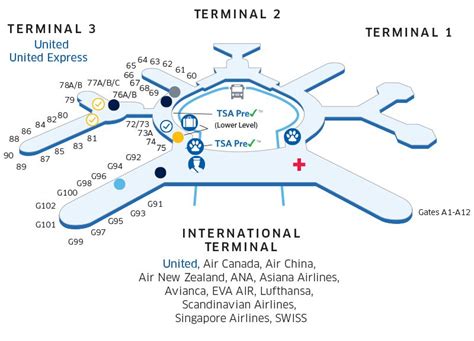 San Francisco Airport Map