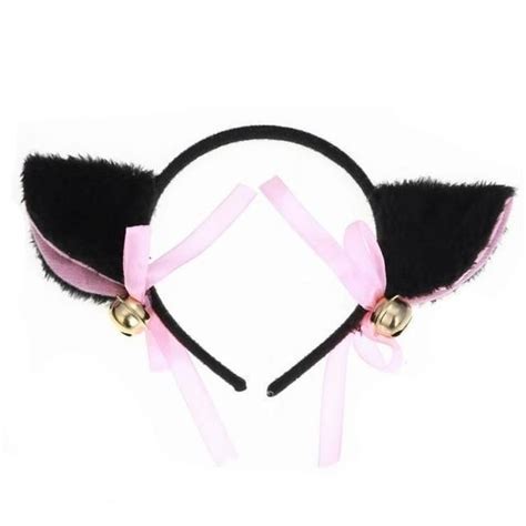Kawaii Kitten Black Jingle Bell Ears Kawaii Accessories Hair