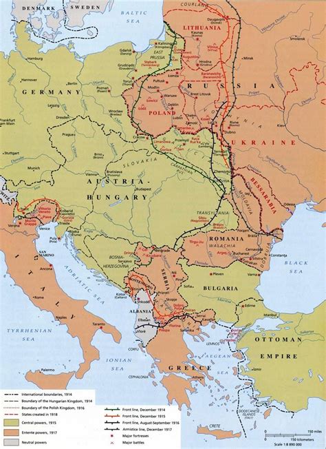 Progression Of Wwi 1914 1918 Wwi Maps Historical Maps Geography Map