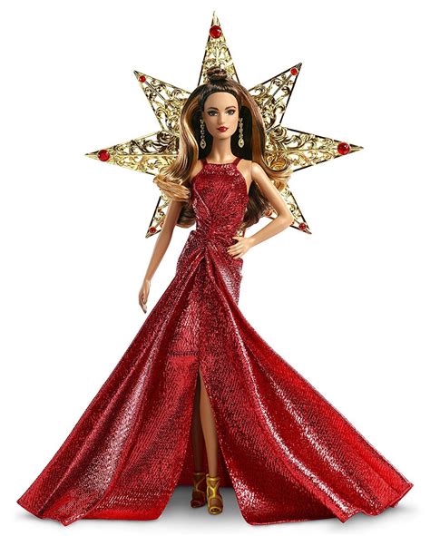 Mattel Barbie 2017 Holiday Doll Brown Hair Dyx41 Lelles Lego