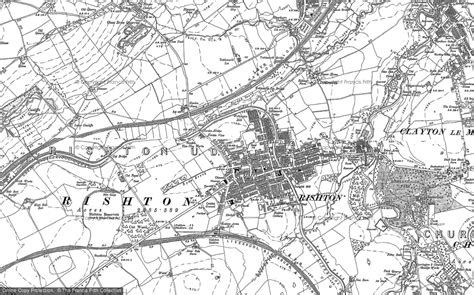 Old Maps Of Rishton Lancashire Francis Frith